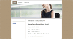 Desktop Screenshot of lunapharm.de