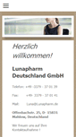 Mobile Screenshot of lunapharm.de